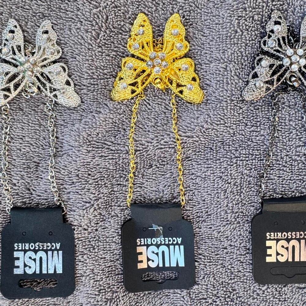 Muse butterfly necklaces with 14